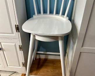 2 of these white bar stools