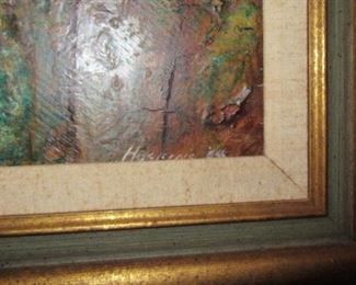 Pawley signature of birds painting 