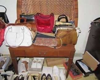 Pawley purses 2 with bench or table