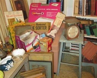 Pawley more and more stuff in library