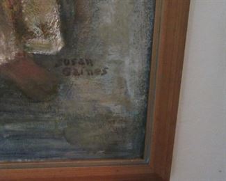 Pawley signature on child painting