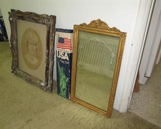 Pawley mirror and frame