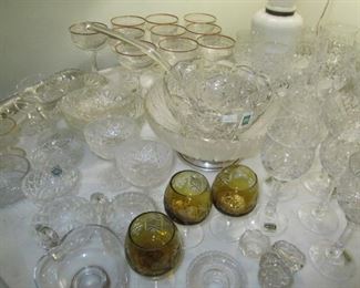 Pawley more stemware and crystal