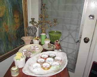 Pawley limoges platters, sauces, butters and more