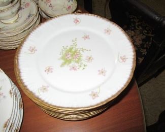 Pawley china with pink flowers