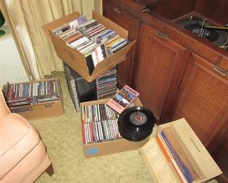 Pawley cds and 45s records