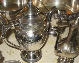 Pawley sterling tea pots