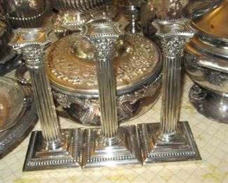 Pawley sterling candlesticks