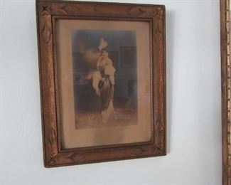 Pawley vintage framed pic
