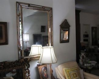 Pawley Italian framed mirror