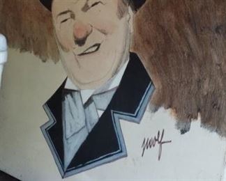 W. C. Fields painting by Woolf