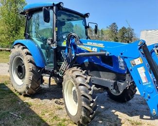 2022 New Holland Tractor,  Workmaster 75 , all options,  cab, air, heat, radio,  suspension seat,  only 60 hrs AWESOME Tractor 