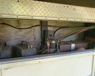 Battery storage area 42ft trailer 