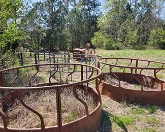Old and  modern  Hay rings