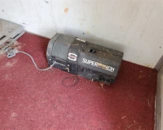 Winch on 42ft trailer 