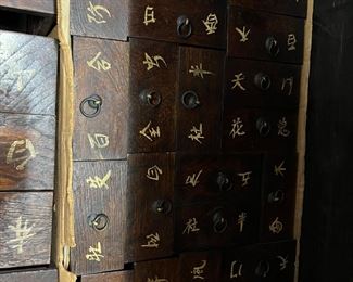 Asian apothecary drawers only.....