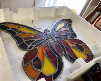 Stained glass butterfly