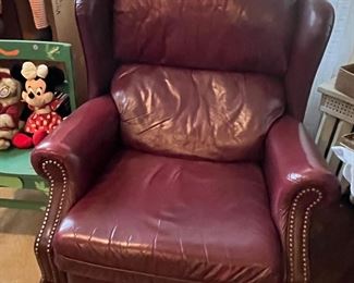 Maroon recliner