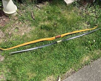 Vintage Roy Rogers and Ben Pearson archery bows