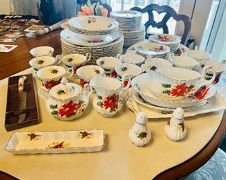 Royal Albert Poinsettia China Set 