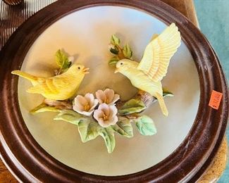 3D Porcelain Bird Plates 