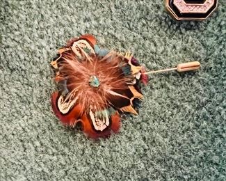 Feather Brooch 