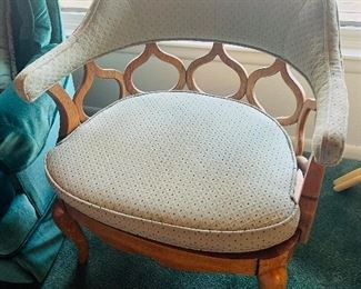 Upholstered Captains Chair (set of 2) 
