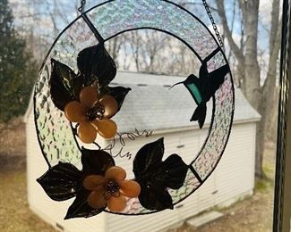 Stained Glass Humming bird 