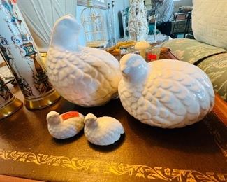 Porcelain Birds 