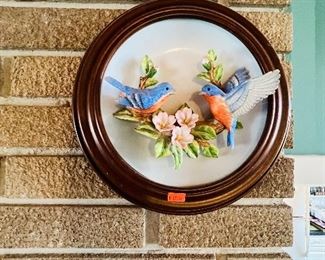 3D Bird Art Plates 