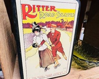 Ritter Road Skates Metal Box 