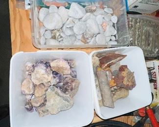 Amethyst & Petoskey Stones 