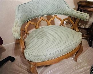 Captains Chair Upholstered Seat (set of 2)