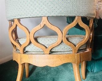 Pair of Mid-Century Hollywood Regency Style Lounge Chairs in the manner of William Haines 