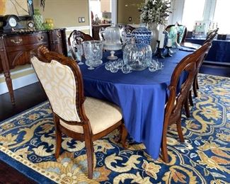 16 Walter E Smithe Table with 8 chairs