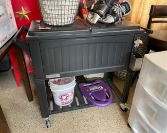 156 Permasteel Patio Serving Cart