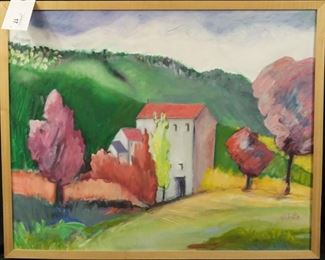 Valente "The Country Side" Painting