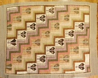 Hand Woven Insect Design Rug