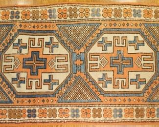 Hand Made Geometric Wool Rug