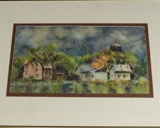 Artist Sanfer, Farm Scenery