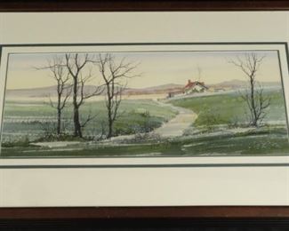 Glenn Scott Kunnly, Cali Plein-Air Watercolor