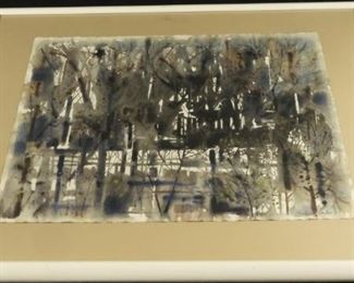 Frederick Simper, Abstract Watercolor