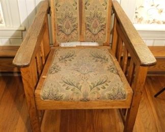 Antique Barber Chair Circa 20th C