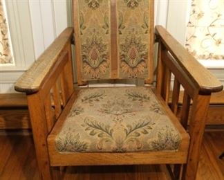 Antique Barber Chair Circa 20th C