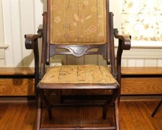 Civil War Folding Campaign Chair, Circa 1870