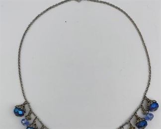 Crystal Glass Beaded Necklace Aurora