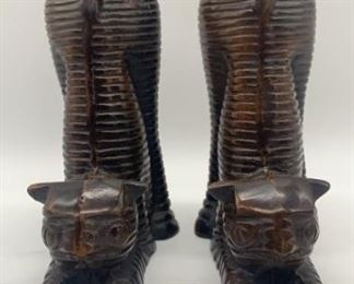 MCM Metal Cat Bookends