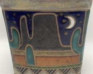 Cathra-Anne Barker Desert Studio Pottery Vase
