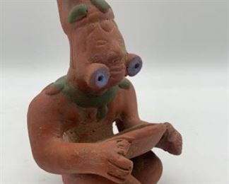 Meso-American Clay Tribal Figure