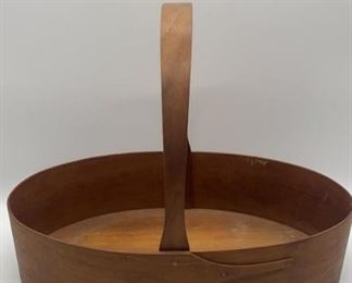 MCM RJ Monroe Quaker Wooden Basket